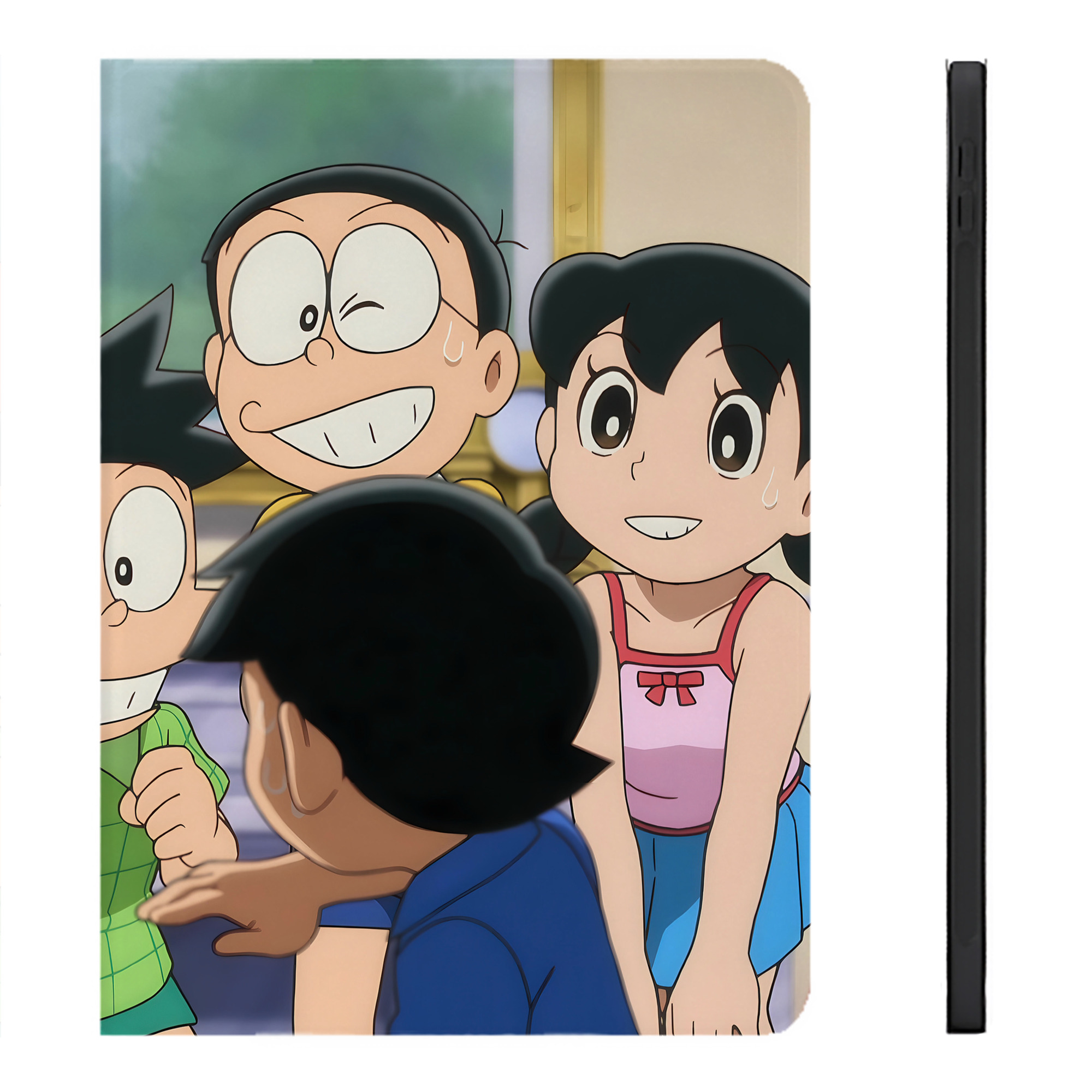 （画像用） ドラえもん Doraemon IPadケース ペンホルダー付き ブックスタイルデザイン